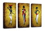 Wallity UC024 Lienzo Decorativo Multicolor (Tríptico de 3 Piezas)